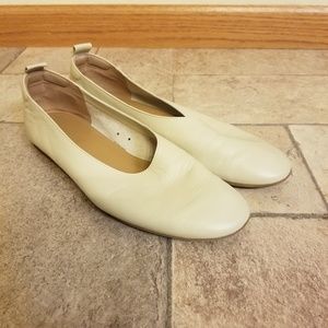 Everlane Cream Day Glove Ballet Flats Shoes 8.5